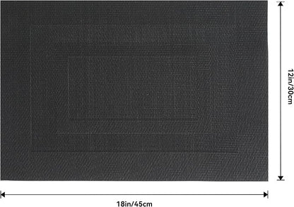 Leetaltree Black Frame Placemats Set of 8 - Image 9