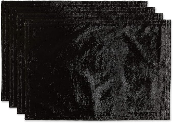 DII Velvet Collection Tabletop, Placemat Set by DII