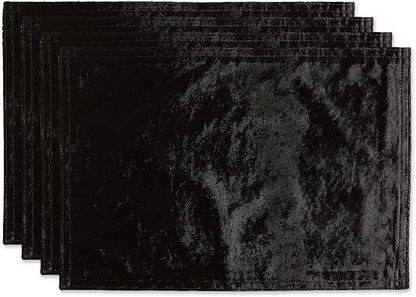 DII Velvet Collection Tabletop, Placemat Set by DII