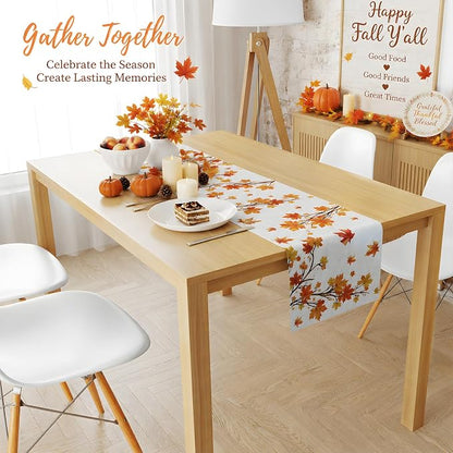 Fall Decor - Maple Leaf Table Runner | Autumn Decorations - Image 6