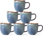 AmorArc 12oz Coffee Mugs, Ceramic Coffee Mugs set of 6 by AmorArc