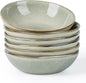 AmorArc Ceramic Cereal Bowls Set of 6, 24 oz Handmade Stoneware Bowls Set for Cereal Soup Salad, Stylish Kitchen bowls for Meal, Dishwasher & Microwave Safe, Reactive Glaze