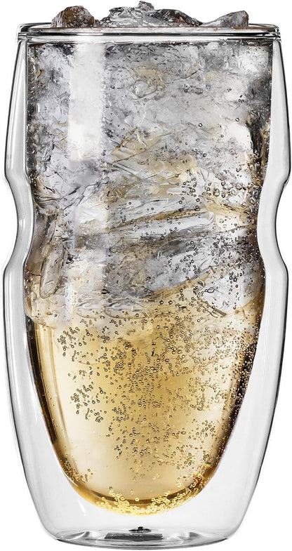 Ozeri Serafino Double Wall Insulated Iced Tea and Coffee Glasses - Image 7