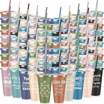Uiifan 100 Pcs Inspirational Cups Bulk by Uiifan