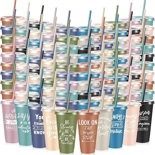 Uiifan 100 Pcs Inspirational Cups Bulk by Uiifan