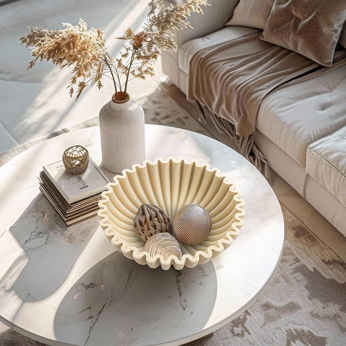 Large Decorative Bowl, Modern Handicraft Bowls - Image 3