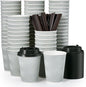 MUCHII 12 oz Coffee Cups, Paper Cups by MUCHII