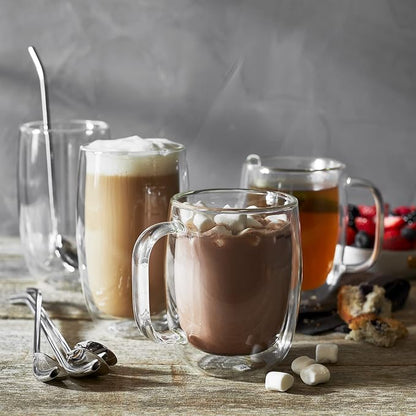 ZWILLING Sorrento Double-Wall Coffee and Beverage 9-pc Glassware Set - Image 3