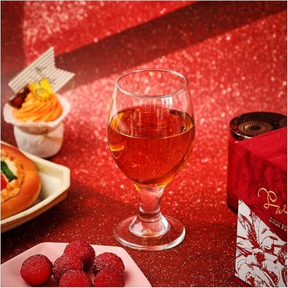 Patelai Set of 4 Water Goblet, 13.5 oz Clear Drinking Glasses Bulk Dishwasher - Image 5