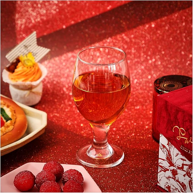 Patelai Set of 24 Water Goblet, 13.5 oz Clear Drinking Glasses Bulk Dishwasher - Image 4