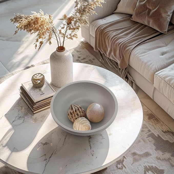 Decorative Resin Bowl, Large Fruit Bowl, coffee tables, and entryways. Use - Image 7