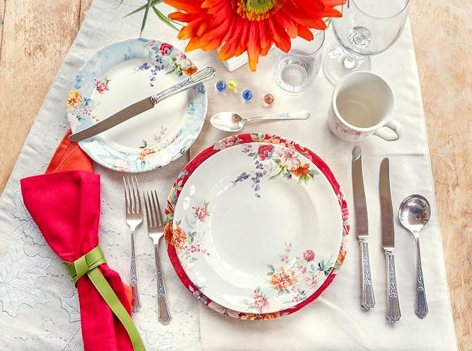 24-Piece Porcelain Dinnerware Set - Image 6