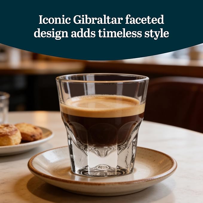Libbey Gibraltar DuraTuff Drinking Glass Drinking Cup Set, Iconic Heavy Base - Image 2