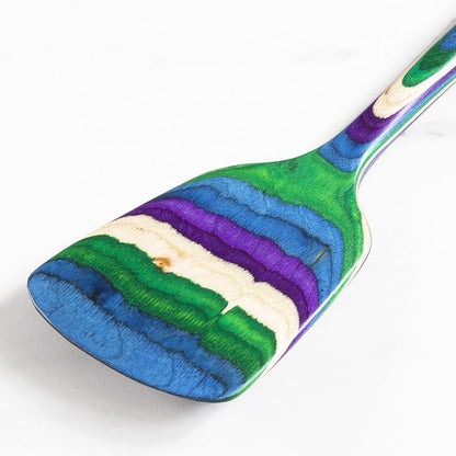 Totally Bamboo Baltique Mumbai Collection 12-1/2" Wooden Spatula, Safe - Image 4