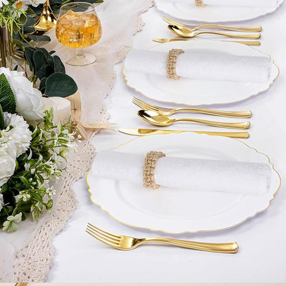 Meplait Napkin Rings Set of 6, Boho Napkins Holders Ring - Image 3