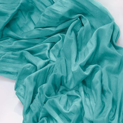 6 Pack Teal Green Cheesecloth Table Runner 10ft Rustic Summer Decor | - Image 4