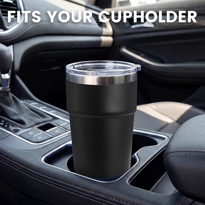 MEWAY 16oz Tumbler Double Wall Vacuum Insulated Travel Mug Bulk, Stainless - Image 5