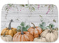 Fall Pumpkin Dish Drying Mat for Kitchen Counter 18x24 Thanksgiving Watercolors by Unknown