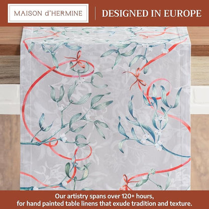 Maison d' Hermine Table Runner 100% Cotton 14.50" x 72" | Table Runners 72 - Image 2