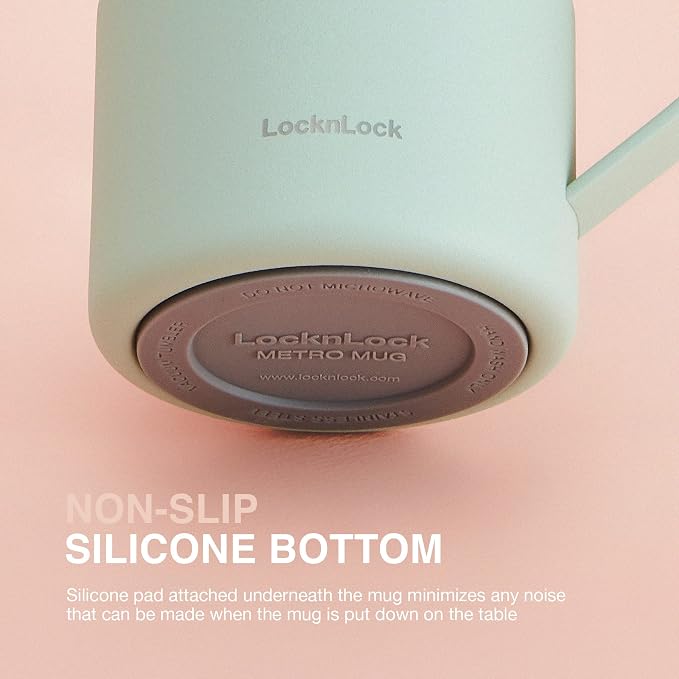 LocknLock Metro Mug, Premium 18/8 Stainless Steel Metal, Double Wall Insulated - Image 4
