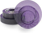Exquisite 80 Piece Plastic Disposable Plates Set For 40 Guests I 40 X 9 Inch & 40 X 11 Inch Disposable Plastic Plates | Color: Purple | Great for Weddings Parties And Formal Occasions
