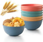 MONGSEW Unbreakable Wheat Straw Cereal Bowls, Microwave & Dishwasher Safe by MONGSEW