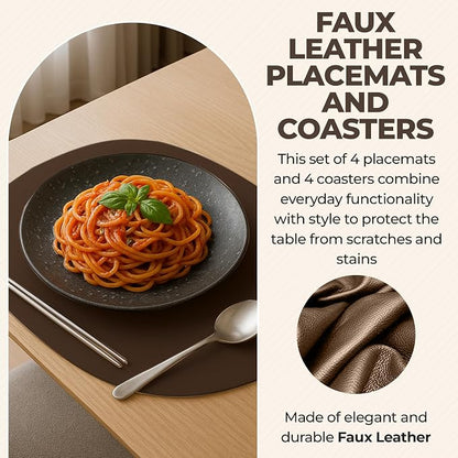 Faux Leather Placemats and Coasters - Image 7