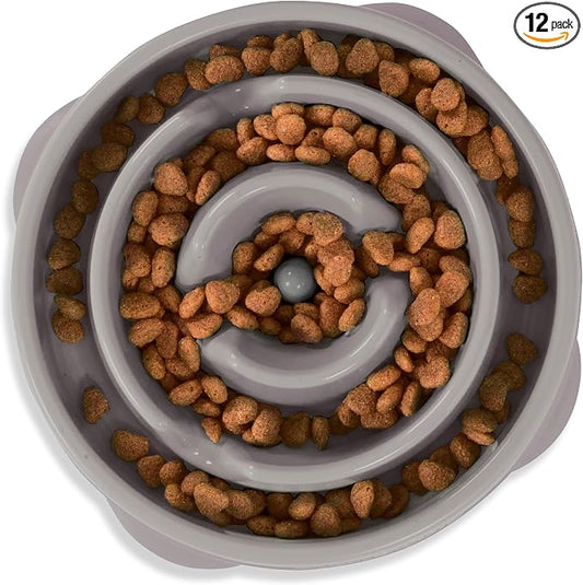 Outward Hound Fun Feeder Slo Bowl – Medium 2‑Cup Capacity, Slow Feeding by OutwardHound