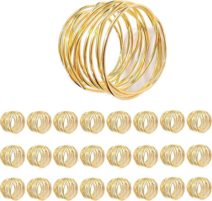 Gold Napkin Rings by FORESRUM