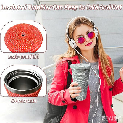 26oz Bling Rhinestone Tumbler - Image 3