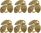 Gold Leaves Napkin Rings for Wedding Party and Daily Use, holiday table by Joyindecor