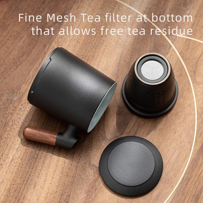 ZENS Tea Cup with Infuser and Lid - Image 4