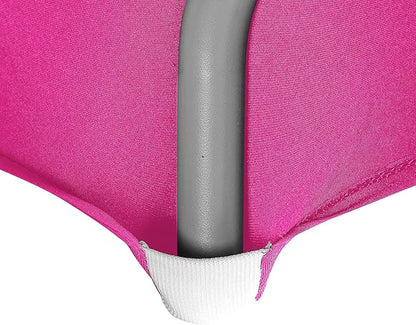 LZY Spandex Table Covers 6 Feet, Stretch/Fitted Table Covers for 6 Feet Folding Table, Rectangular Spandex Table Cloths for Wedding Party or Event (6FT-2PCS, Fuchsia)