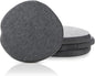 Diatomaceous Earth Coasters Set of 4，Cool Absorbent Quick-Dry Drink Coasters for Desks, Cute Modern Stone Design with Stylish Grey Aesthetic (4, Grey)
