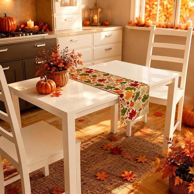 Fall Decor - Fall Leaves Table Runner - Image 7