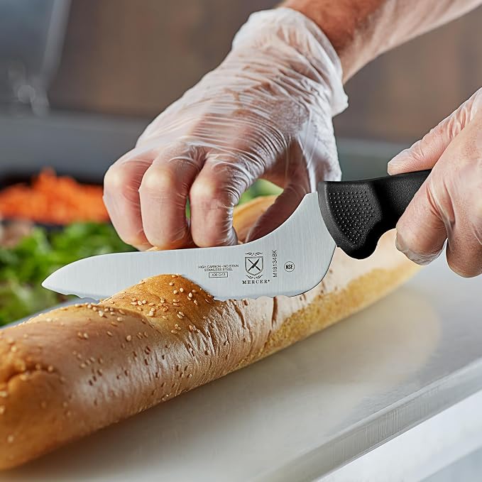 Mercer Culinary M18134BK Bread Knife, Millennia Black - Image 9