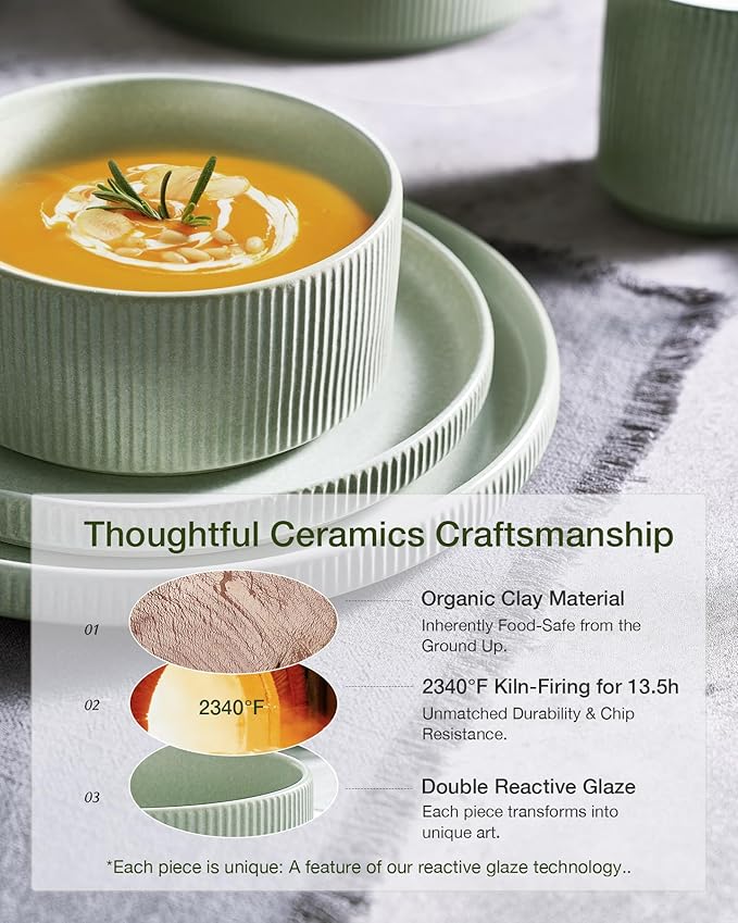 Famiware Star Stoneware Dinnerware Sets - Image 5
