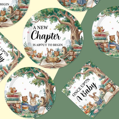 250Pcs Storybook Baby Shower Party Supplies - Image 8