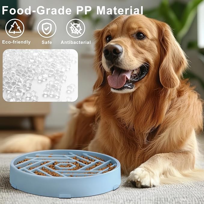 TOBYTO Slow Feeder Dog Bowls Large Medium Breed, Anti-Choking Slow Eating Dog - Image 2