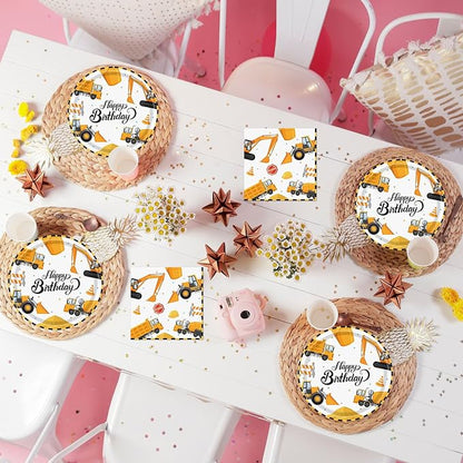 Construction Plates and Napkins Party Supplies - Image 6