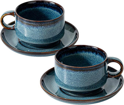 Ceramics 10oz Cappuccino Cups by MIKIGEY