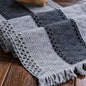 Macrame Table Runner Grey Boho Table Runners by AlynsehomCreateaBetterLife