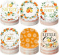 60 Pcs 7 Inch Little Cutie Paper Plates Orange Baby Shower Plates Decorations Fruit Orange Citrus Baby Shower Tableware a Little Cutie Is on the Way Party Supplies for Fruit Birthday Party
