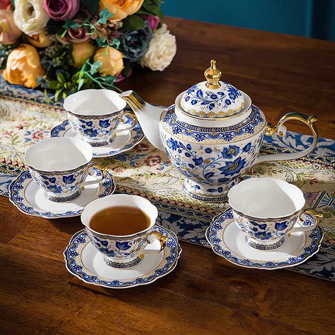 ACMLIFE Tea Sets for Adults, Tea Sets for 4 - Image 2