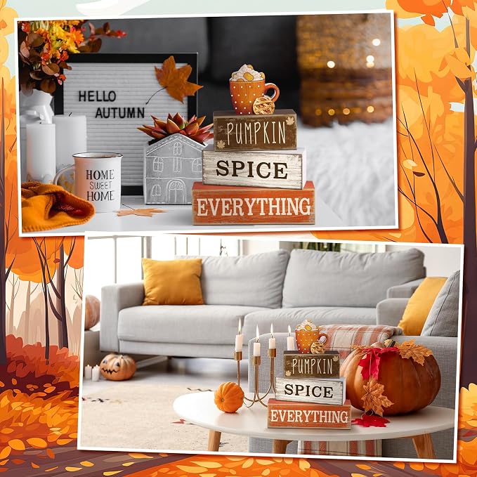 Moucuny 4 Pcs Thanksgiving Decorations - Image 5