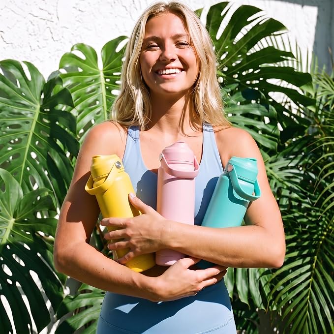 Fijinhom 24oz Insulated Stainless Steel Water Bottle, Wide Mouth Double Wall - Image 6