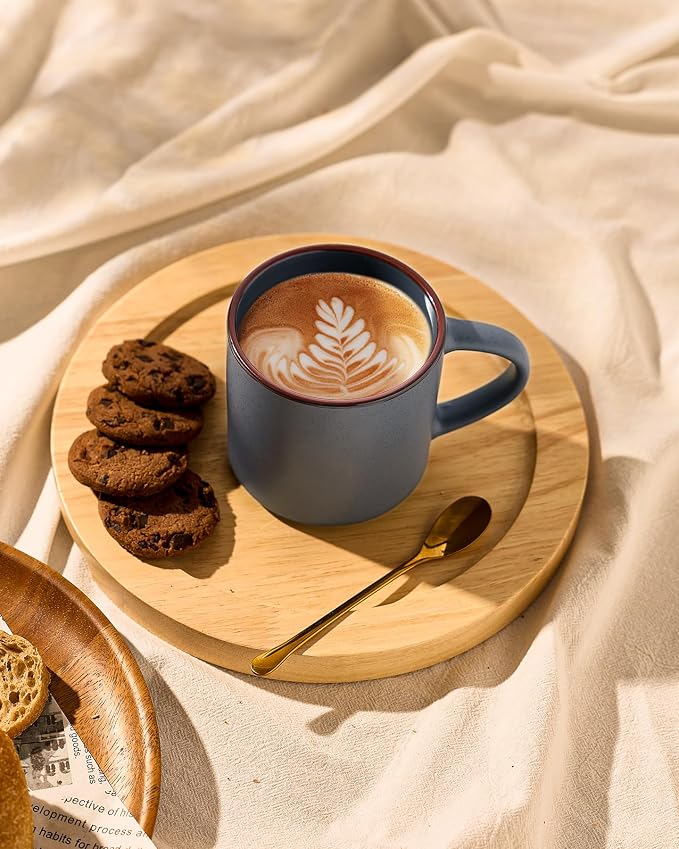 famiware Coffee Mugs Set of 4, Nebula 14oz Coffee Mugs Ceramic Cup Set | - Image 7