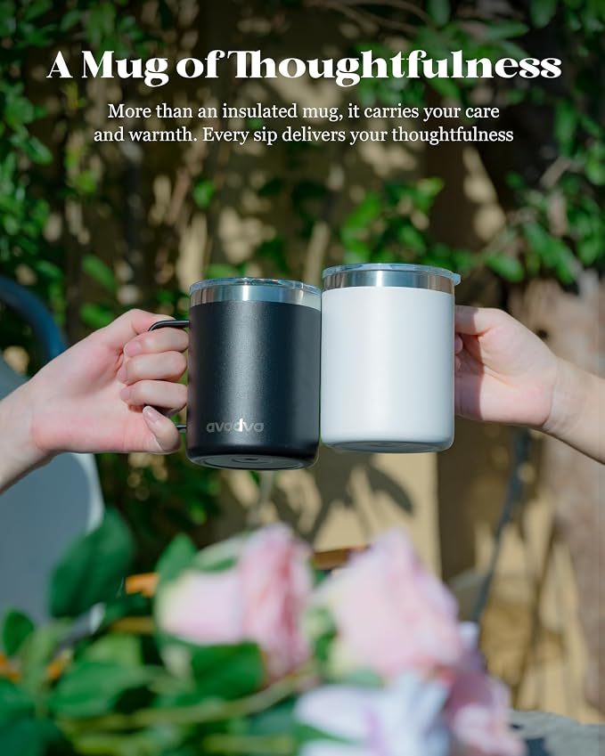 2 Pack 12oz Insulated Coffee Mug - Image 8