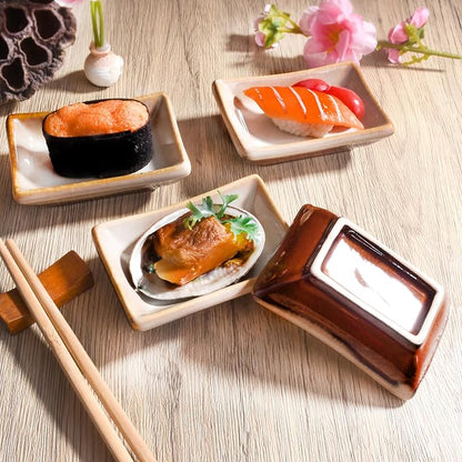 Ceramic Soy Sauce Dish Set of 4 - Image 4