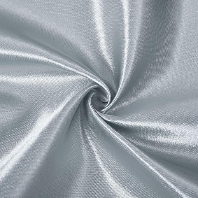 Silver Satin Table Runner, 12x108 Inches, 2 Pack | Premium Satin, Smooth - Image 7